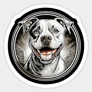 American Staffordshire Terrier dog Sticker